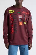 LU'U DAN Oversize Long Sleeve Graphic T-Shirt