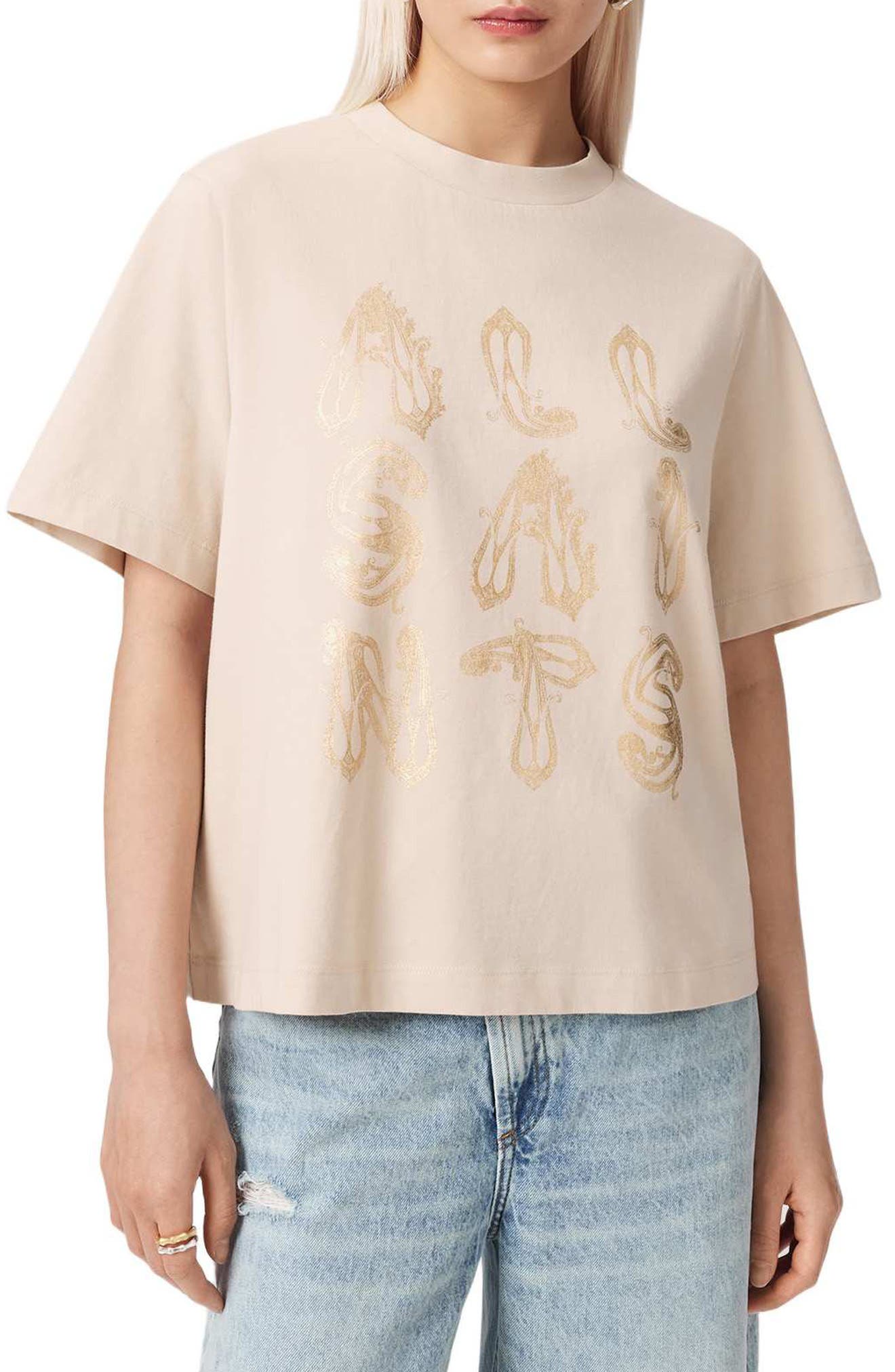 Ella Lisa Metallic Graphic T-Shirt