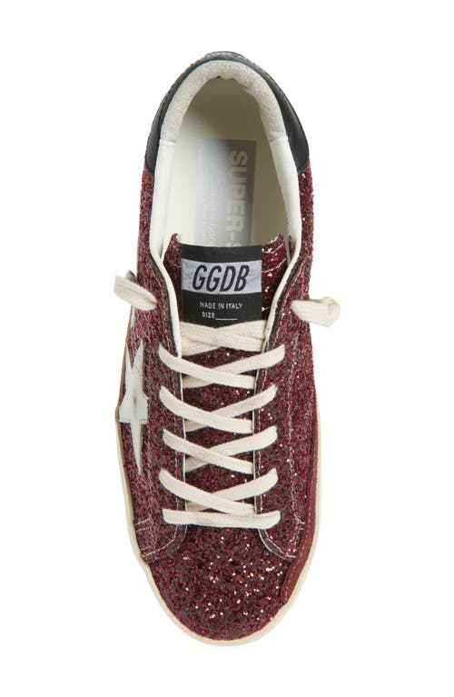 Golden Goose Super-star Glitter Low Top Sneaker In Multi