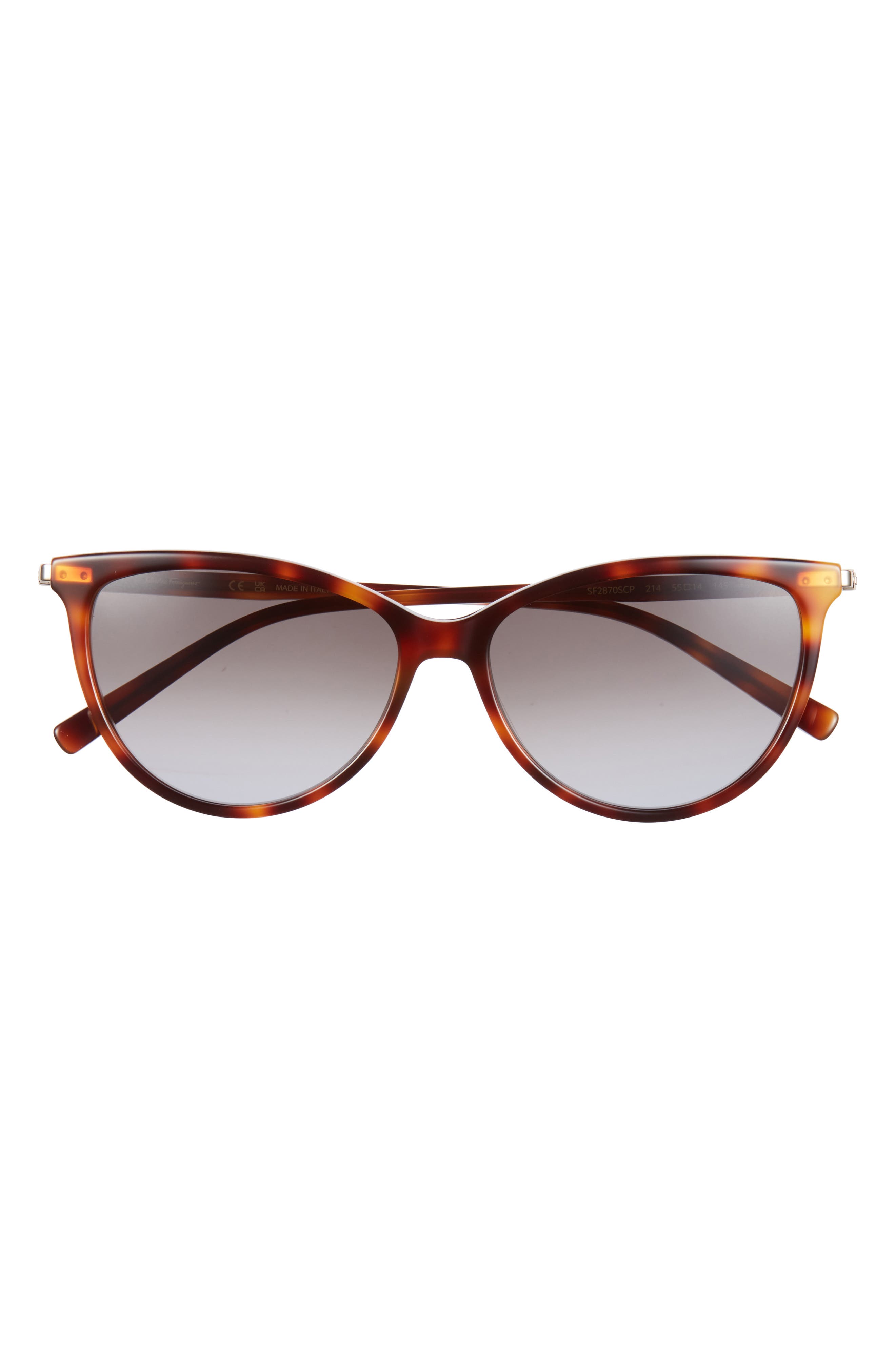 FERRAGAMO 55mm Cat Eye Sunglasses