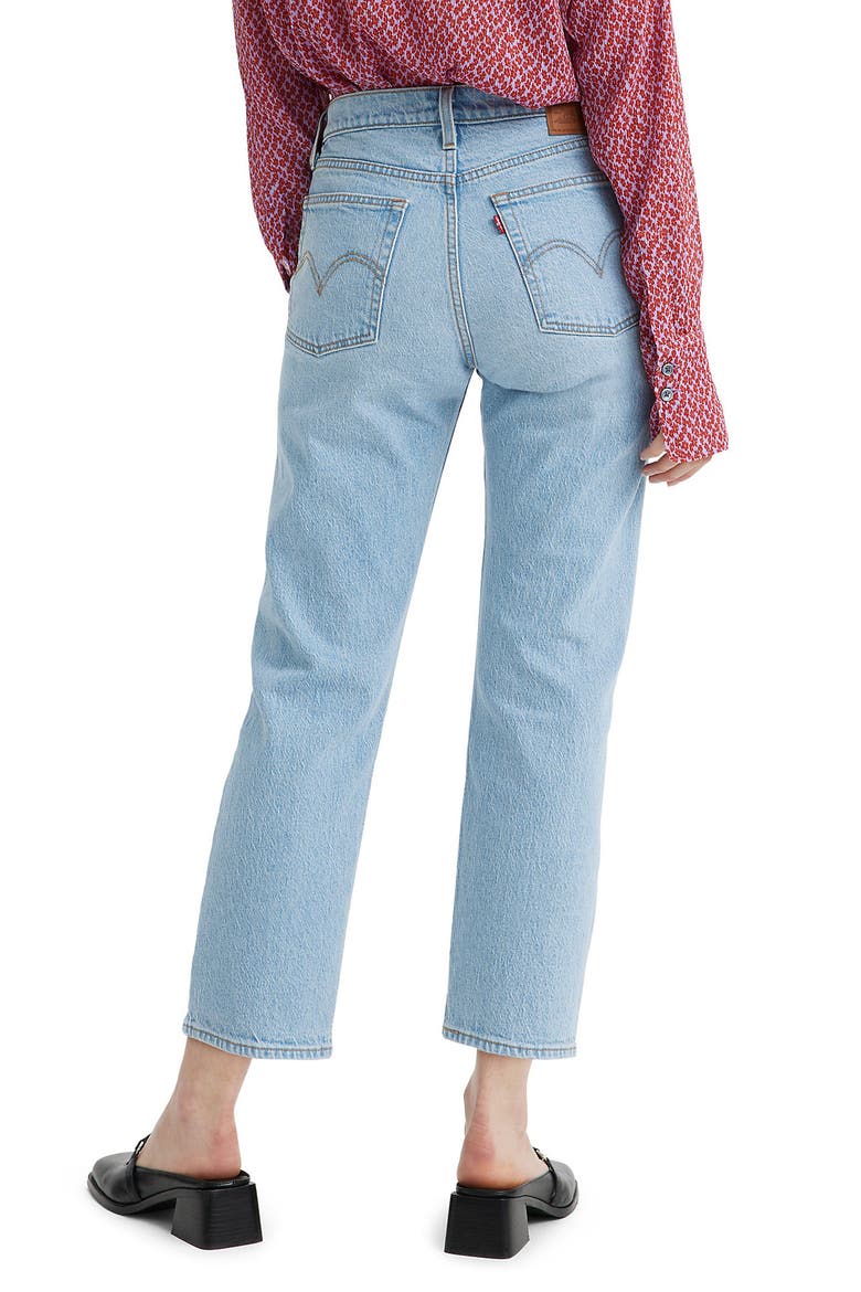 Wedgie High Waist Straight Leg Jeans, Alternate, color, FULLY BAKED