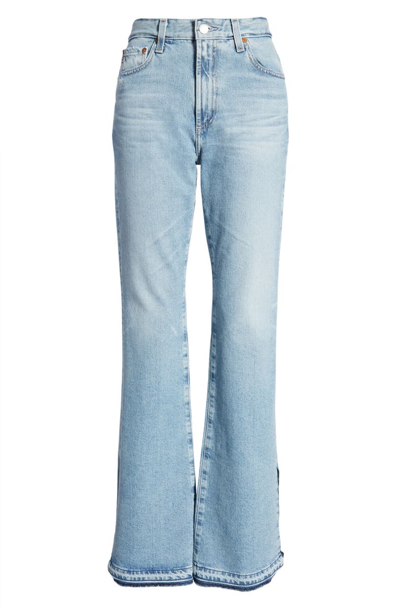 AG Alexxis High Waist Split Release Hem Bootcut Jeans, Alternate, color,