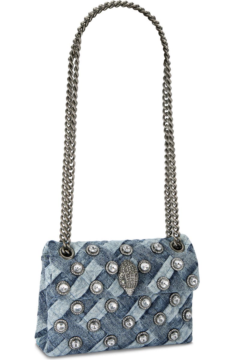 Kurt Geiger London Kensington Leather Mini Crossbody Bag, Alternate, color, Navy