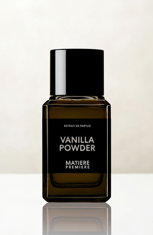 Matiere Premiere Vanilla Powder Extrait In Transparent