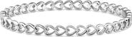 DEVATA Open Heart Bangle Bracelet