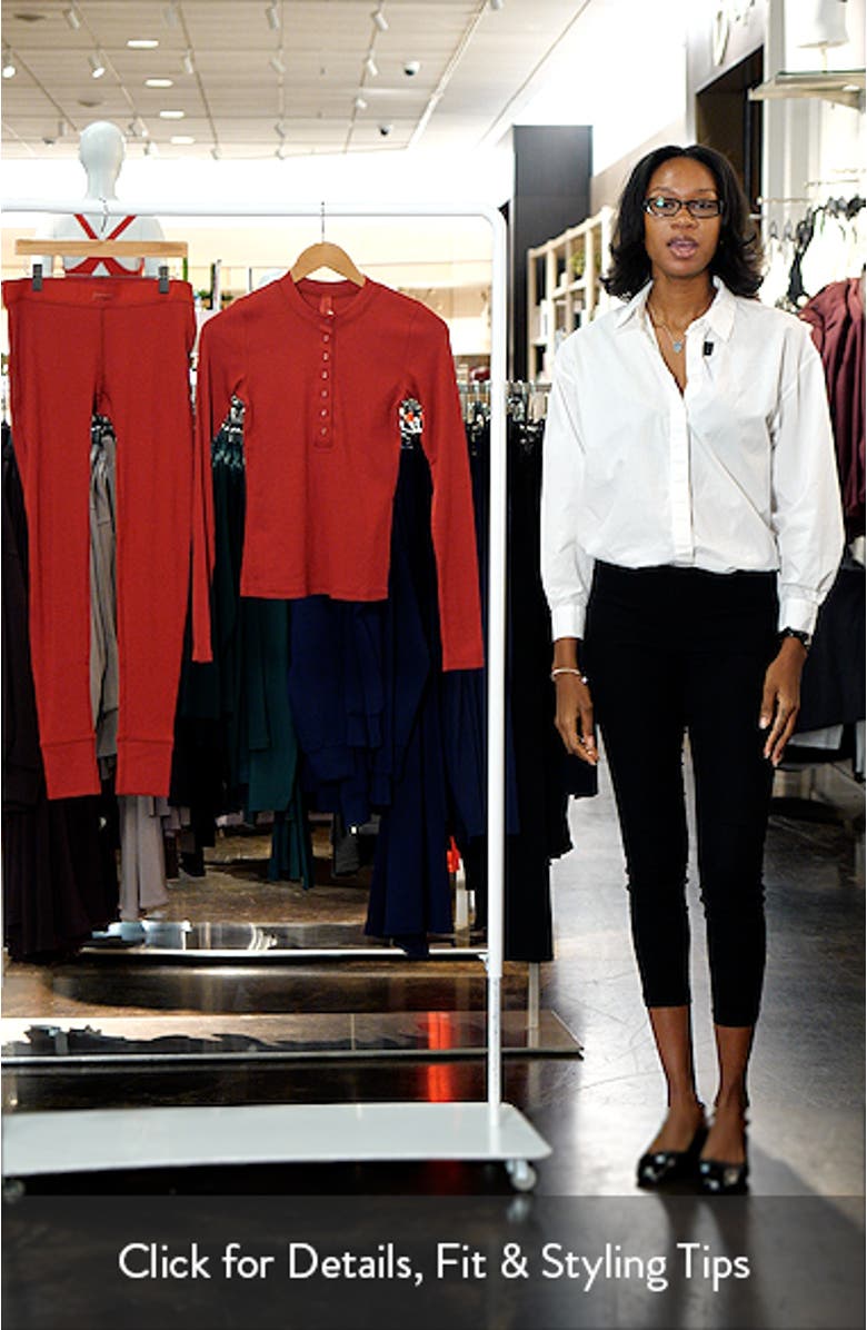 Cotton Rib Henley & Leggings Set, sales video thumbnail