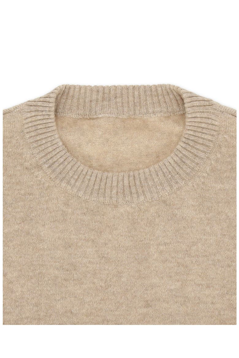 Cashmere Crewneck Sweater, Alternate, color, Orange