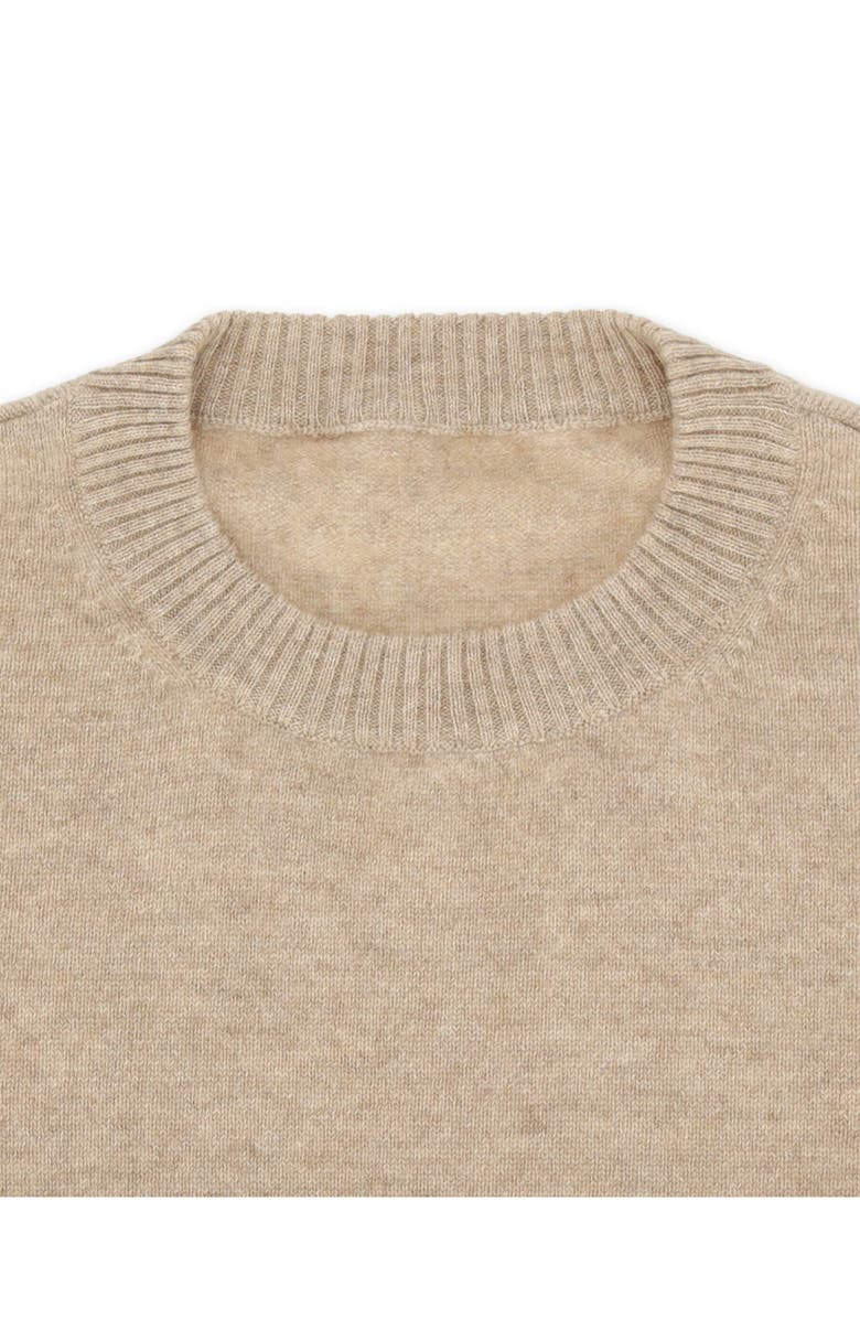 Fortela Cashmere Crewneck Sweater, Alternate, color, Orange