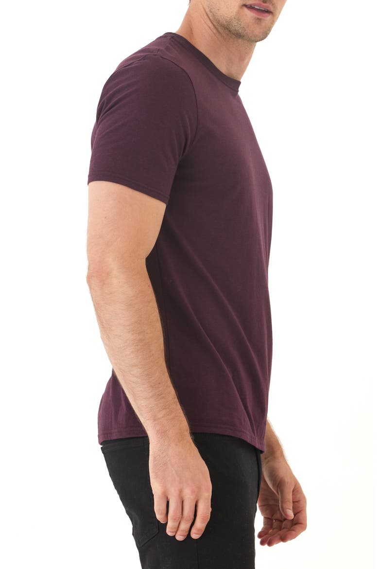Slim Fit Crewneck T-Shirt, Alternate, color, ULTRA MAROON