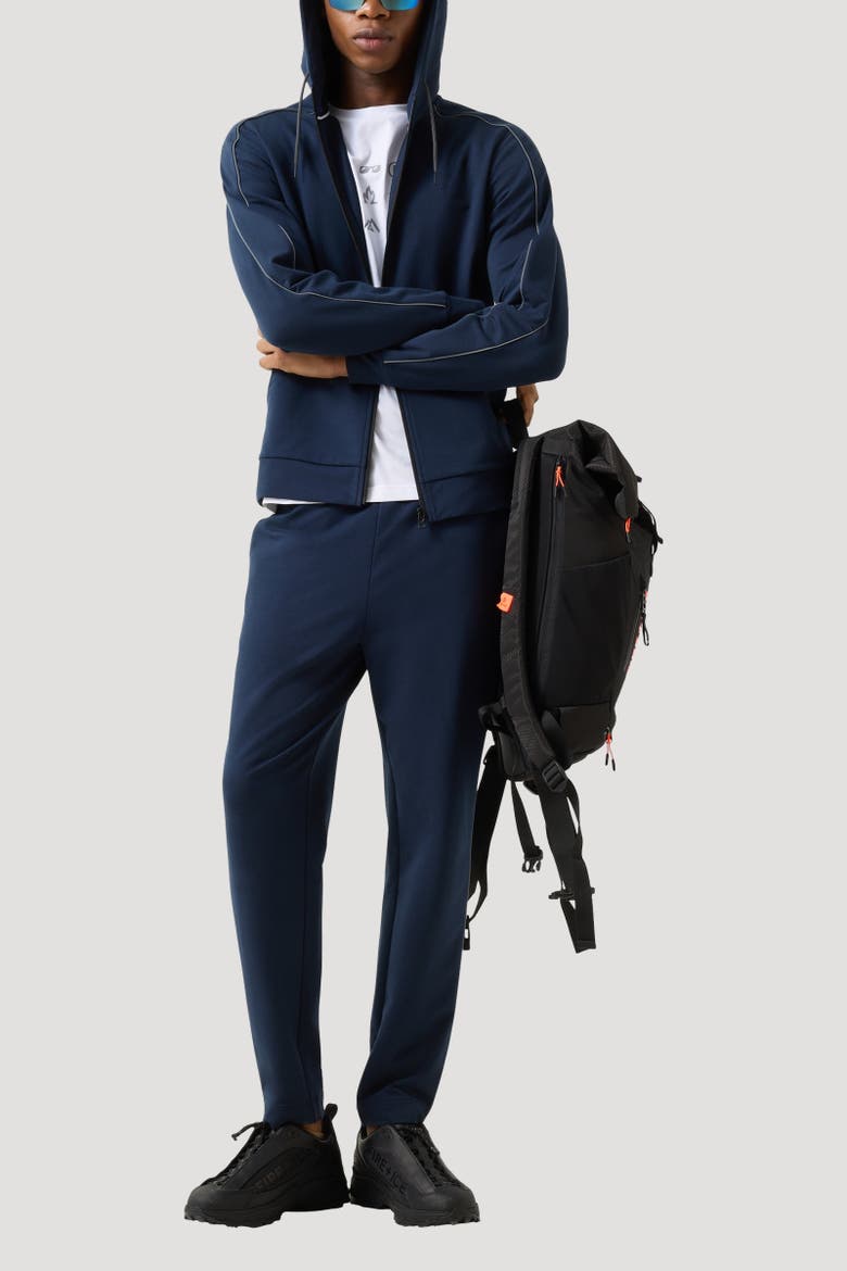 Uday Jersey Jacket, Alternate, color, Navy blue