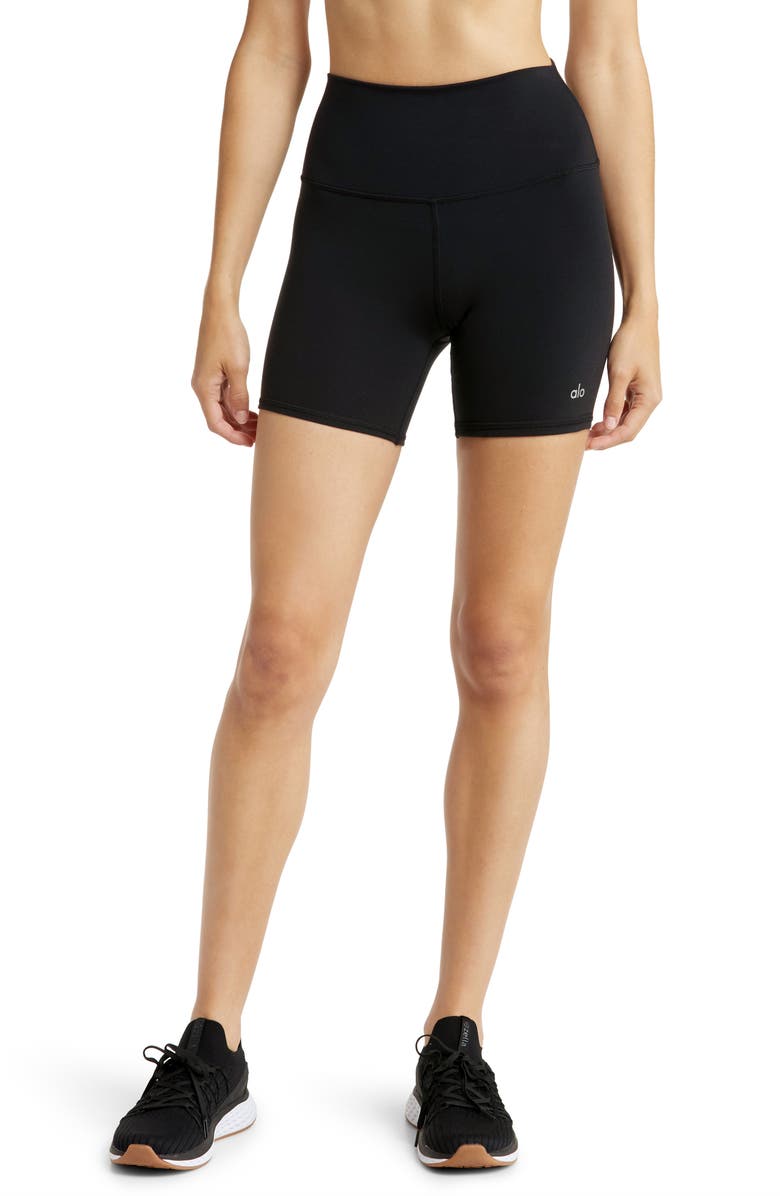 Alo Airbrush High Waist Bike Shorts, Main, color,