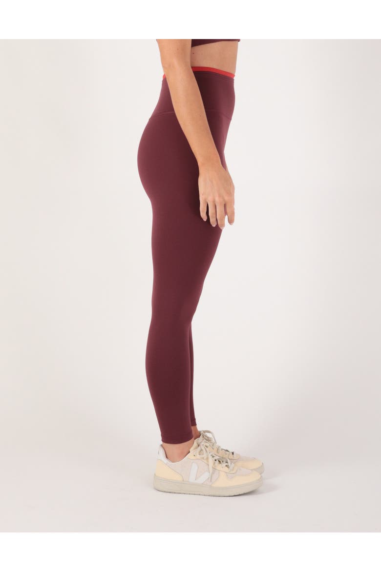 Vault 7/8 Legging, Alternate, color, Crimson Velvet/Scarlet