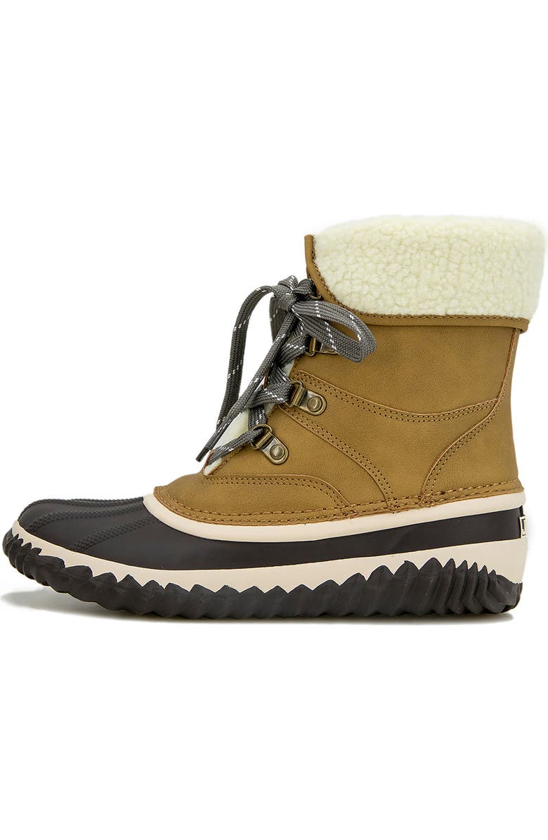 Jambu Lizzy Faux Shearling Lined Waterproof Duck Boot, Alternate, color,
