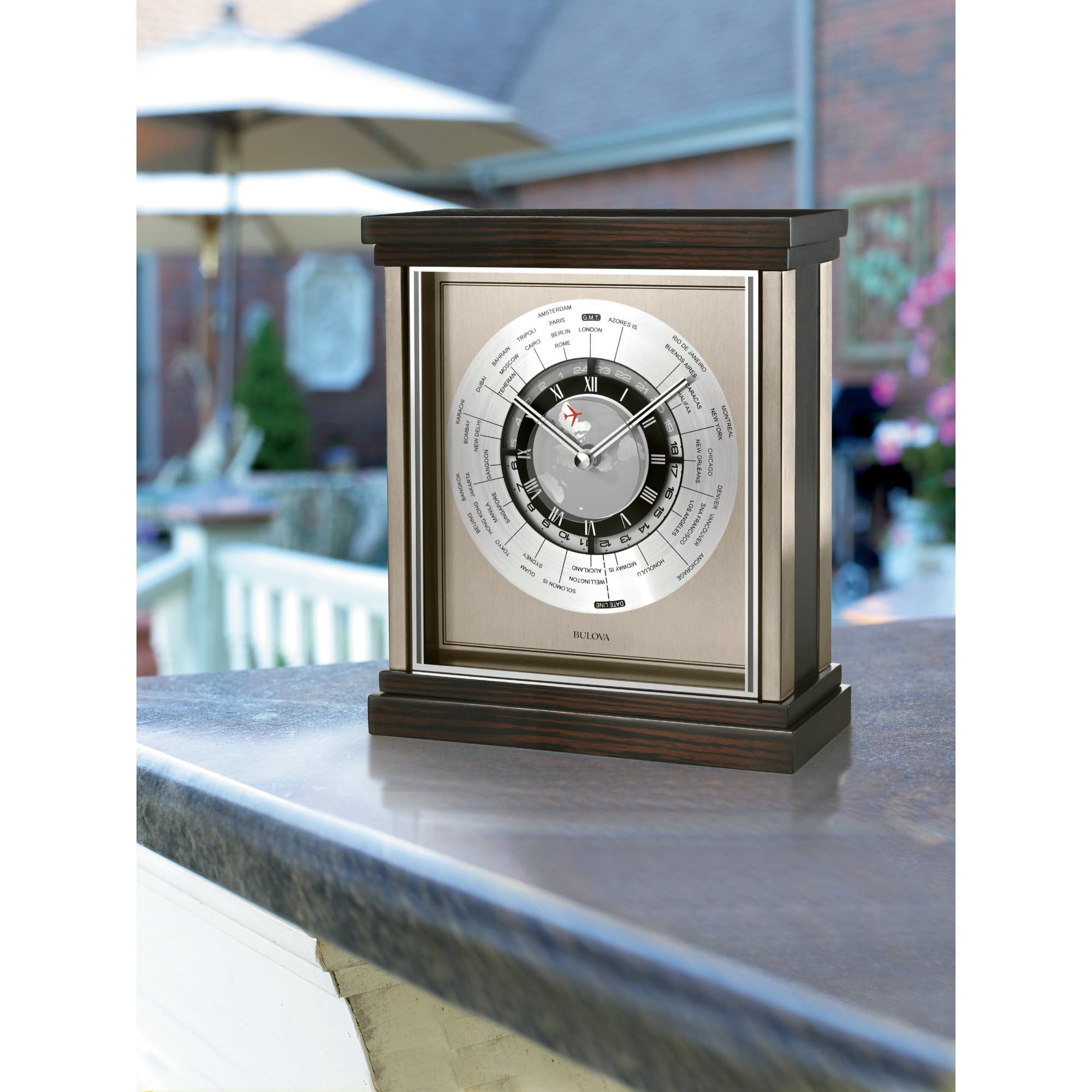 Bulova Clocks Wyndmere World Time Table Clock | Nordstrom