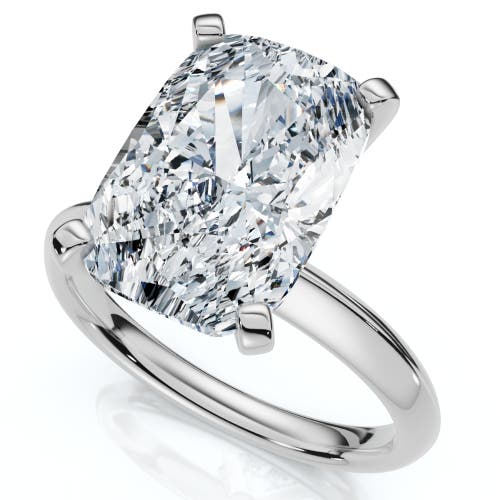 Bliss Diamond 5ct Cushion Solitaire Diamond Engagement Ring 14k Gold Or Platinum Lab Grown In 14k White Gold