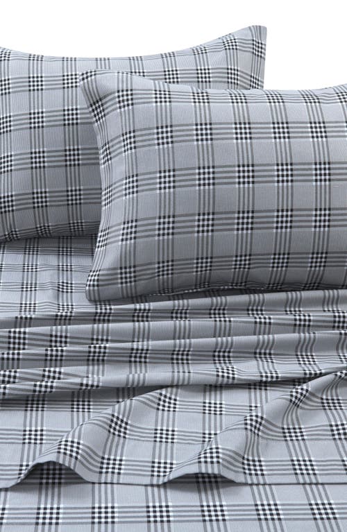 Azores Home Savannah Flannel Sheet Set In Gray