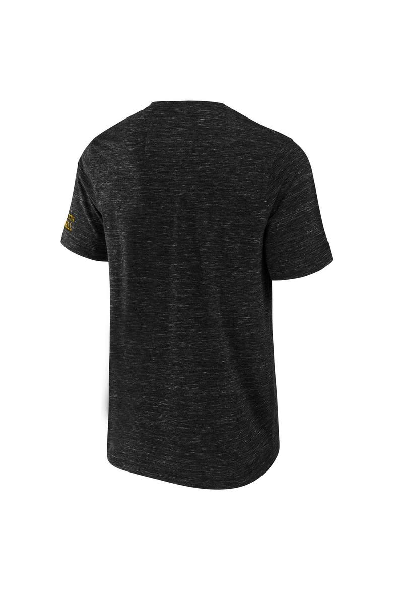 Men's NFL x Darius Rucker Collection by Fanatics Black Pittsburgh Steelers Slub Henley T-Shirt, Alternate, color, Black