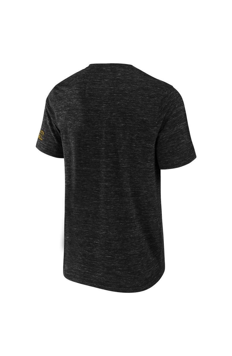 NFL X DARIUS RUCKER Men's NFL x Darius Rucker Collection by Fanatics Black Pittsburgh Steelers Slub Henley T-Shirt, Alternate, color, Black