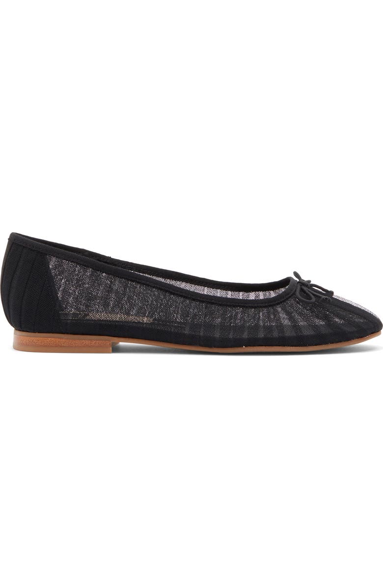 Dolce Vita Cianna Ballet Flat, Alternate, color, Onyx Tulle