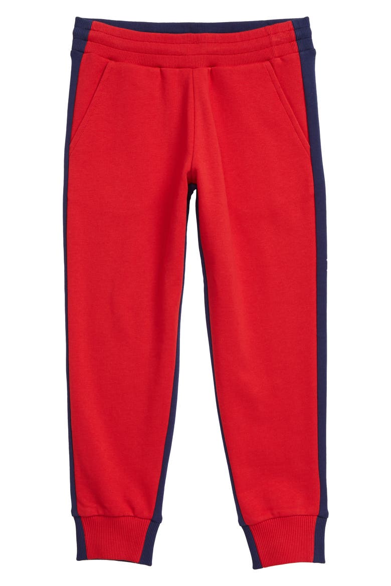 Molleton Sweatpants, Main, color, RED