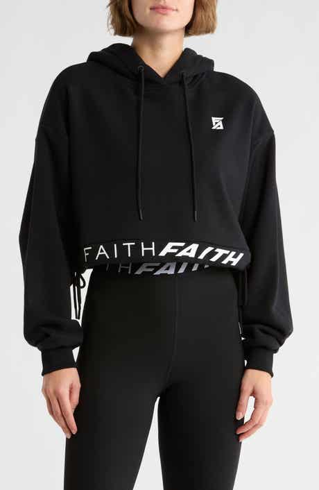 Faith Connexion Fleece Crop Hoodie