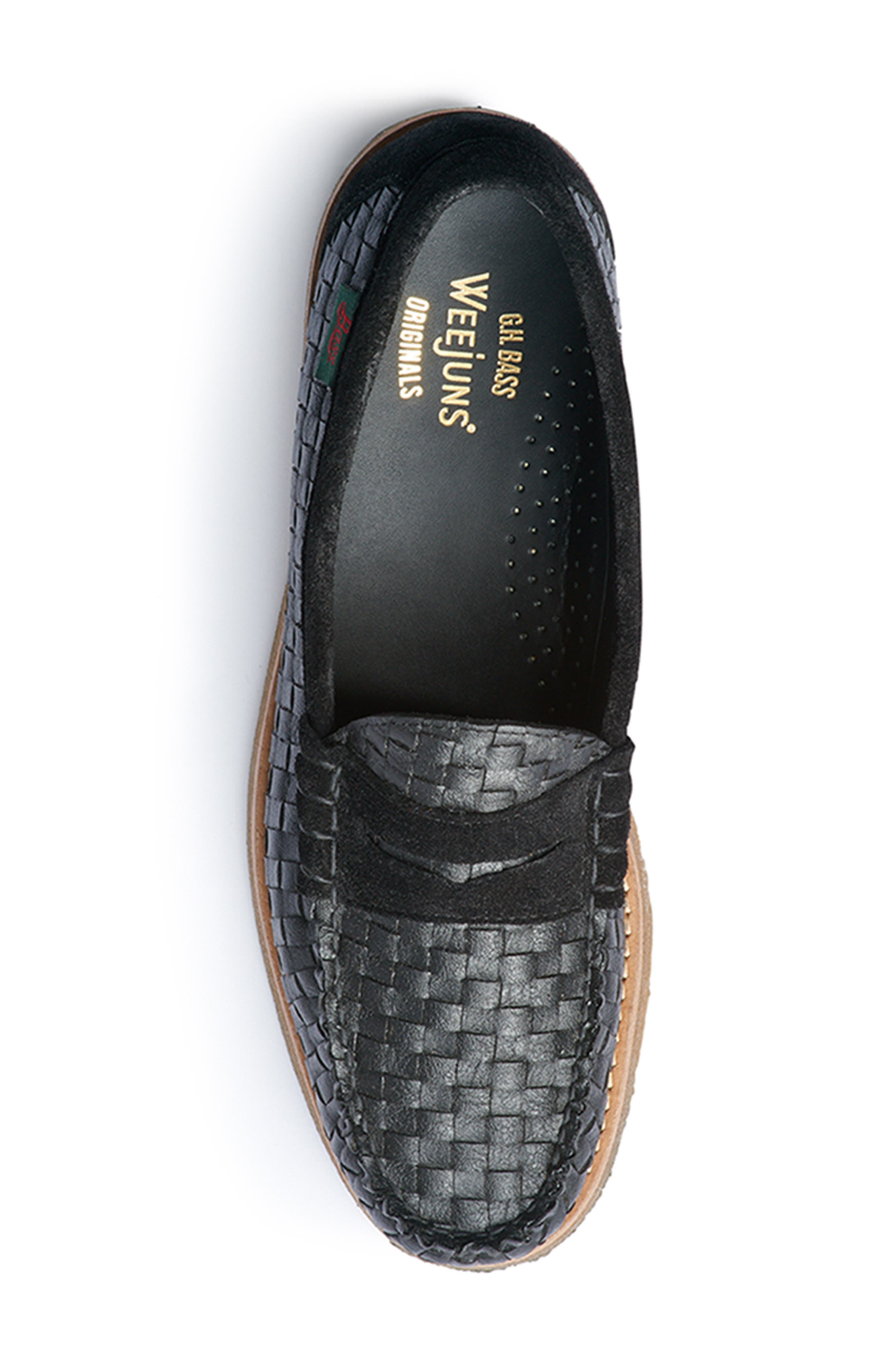 G.H.BASS Larson Woven Penny Loafer, Alternate, color, 