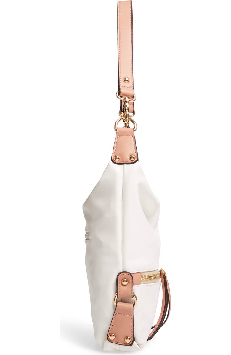 Sondra Roberts Faux Leather Hobo, Alternate, color,