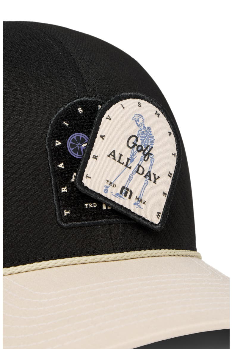 Beer Break Snapback Golf Hat, Alternate, color, BLACK