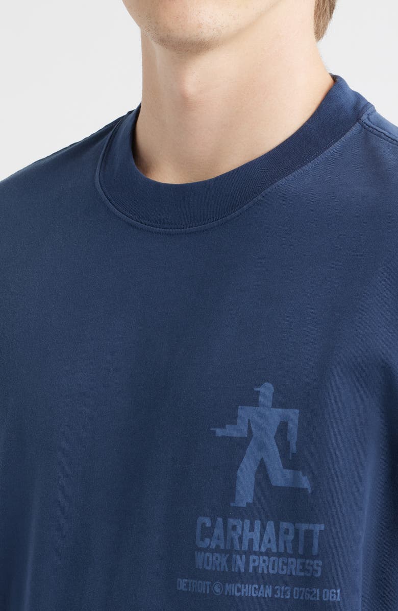 Carhartt Work In Progress Distance Organic Cotton Graphic T-Shirt, Alternate, color, Jupiter S