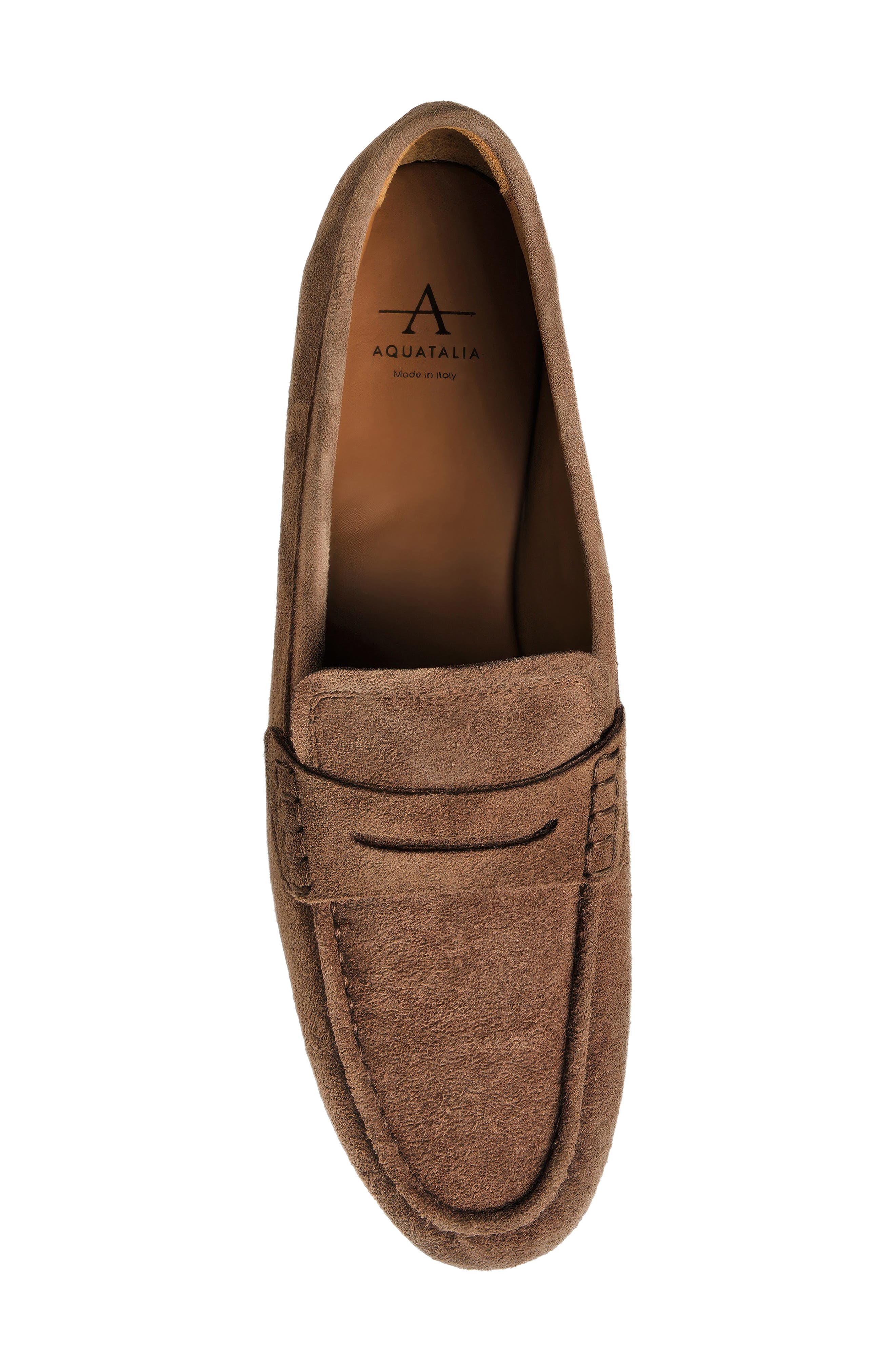 Ellis Penny Loafer, Alternate, color, AMARETTO SUEDE