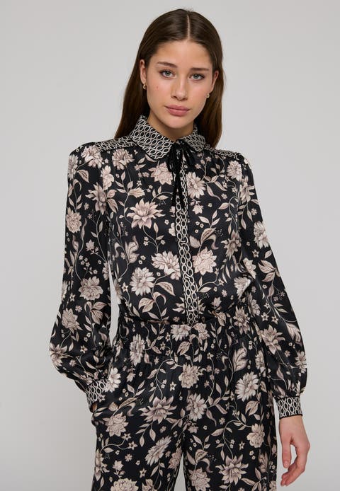 Margitdea Silk Collard Shirt