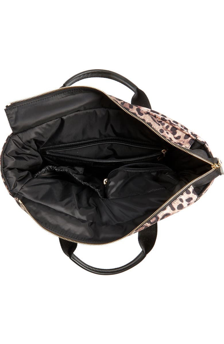 Dolce&Gabbana Leopard Print Diaper Bag, Alternate, color,