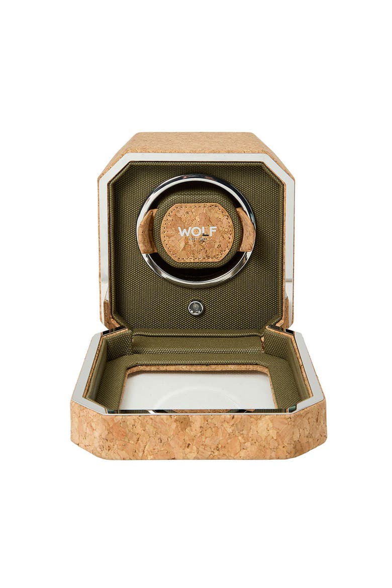 Cortica Single Watch Winder, Alternate, color, Cork