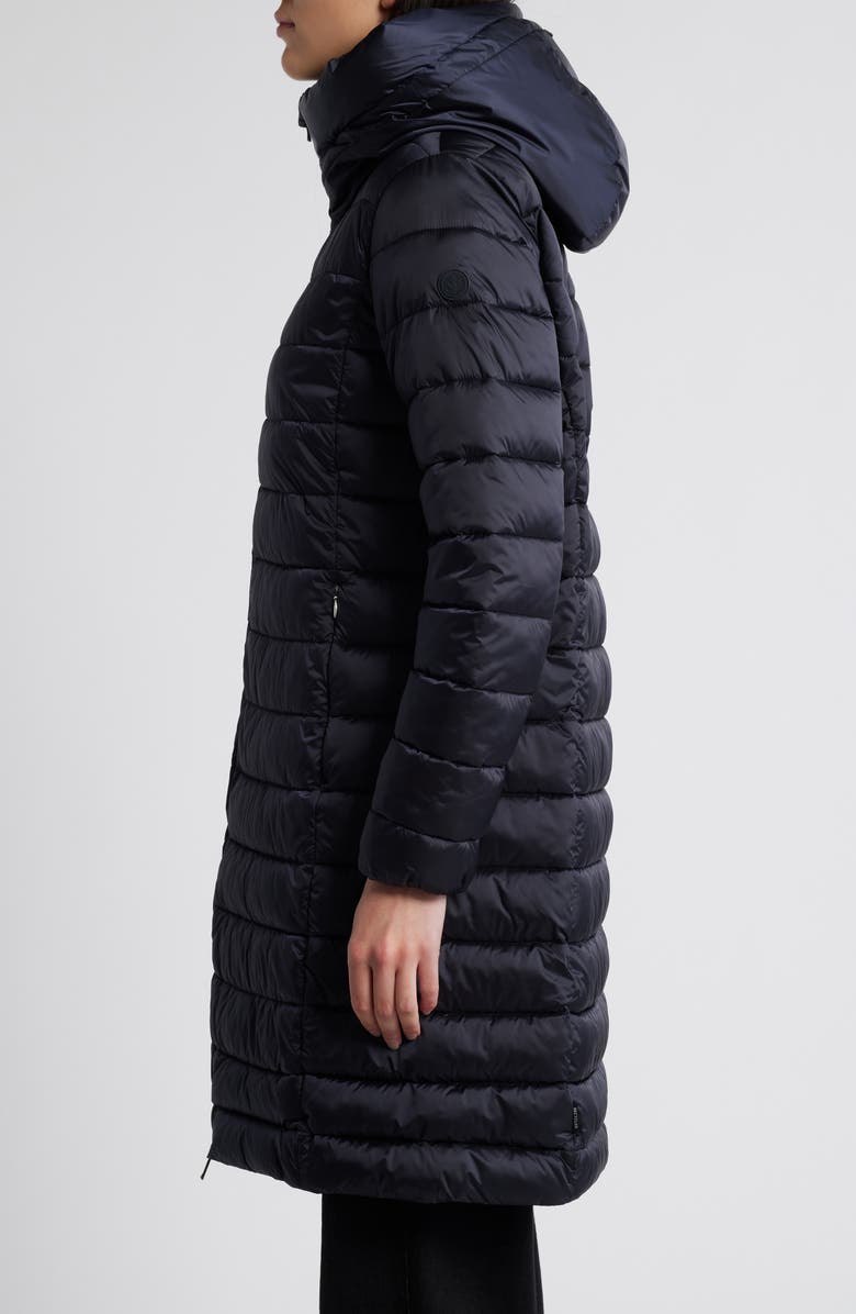 Save The Duck Saffron Water Repellent Hooded Quilted Puffer Coat, Alternate, color, 