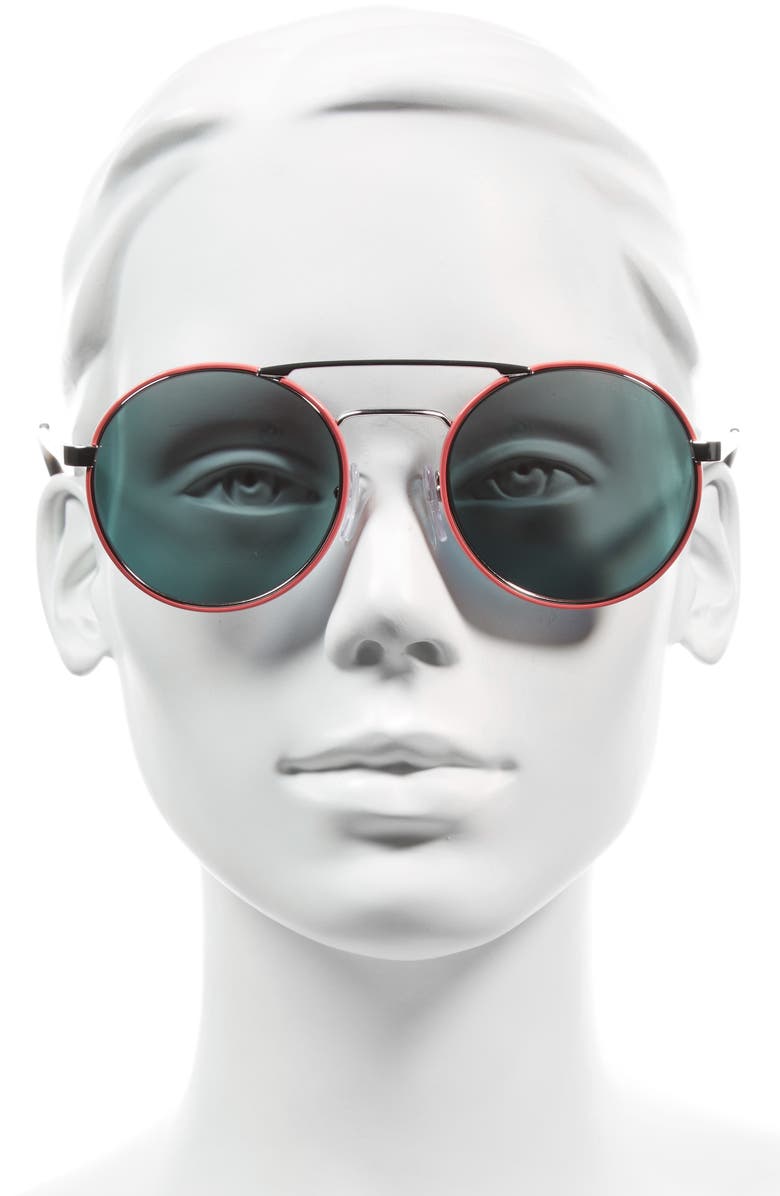 Prada 54mm Round Sunglasses, Alternate, color, 