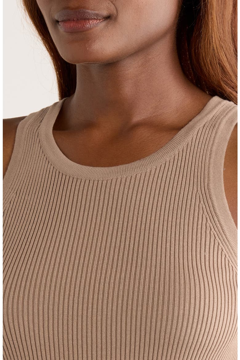 Amburgo Cotton Rib Tank, Alternate, color, BEIGE