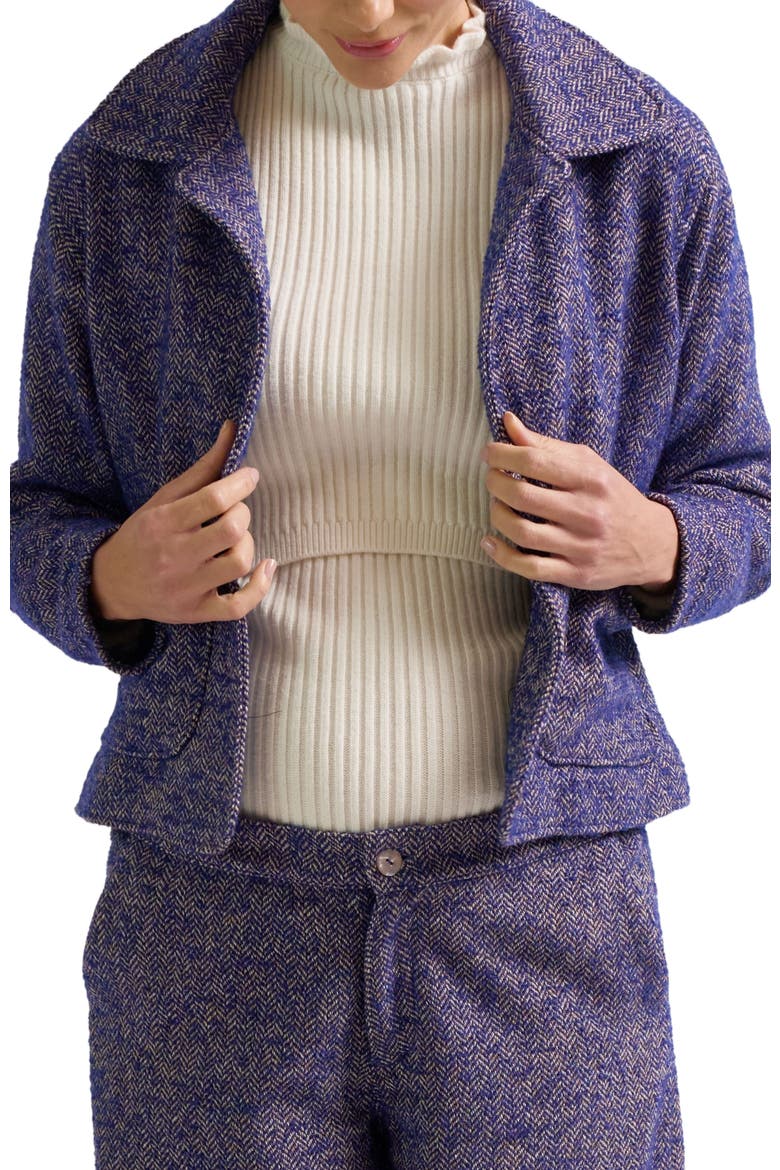 Pippa Maternity Jacket, Alternate, color, Blue