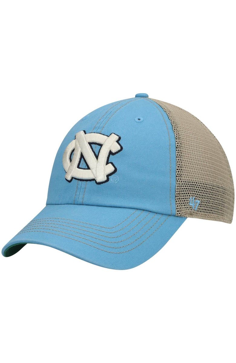'47 Men's '47 Light Blue North Carolina Tar Heels Trawler Trucker Snapback Hat, Main, color, Light Blue