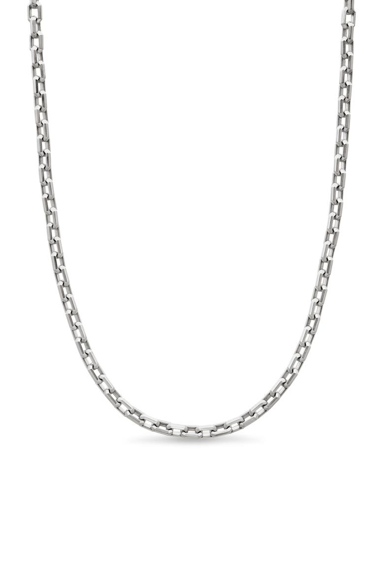 Men's Streamline® Heirloom Chain Link Necklace in Sterling Silver, 5.5mm, Main, color, STERLING SILVER