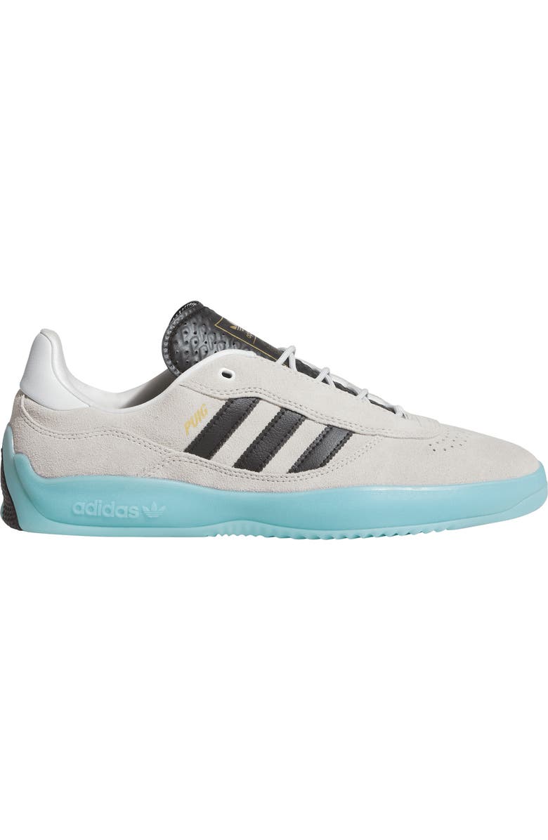 adidas Puig Sneaker, Alternate, color, White/ Black/ Light Aqua