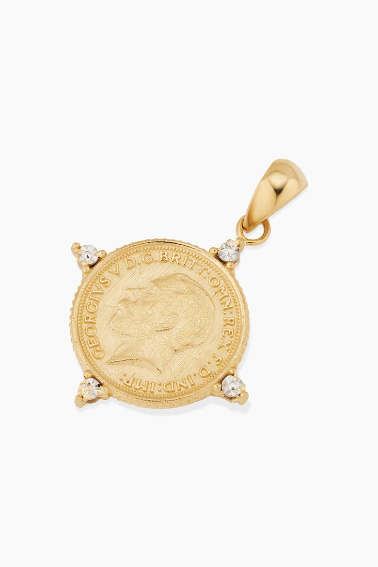 14K Two Tone Gold Legacy Coin Pendant Charm, Alternate, color, 14K Two-tone Gold