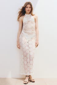 H&M Lace Halterneck Dress