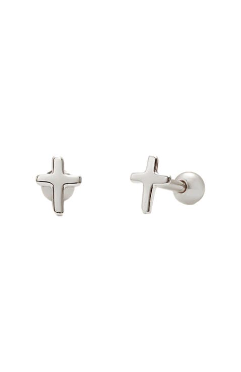 Cross Stud Earrings