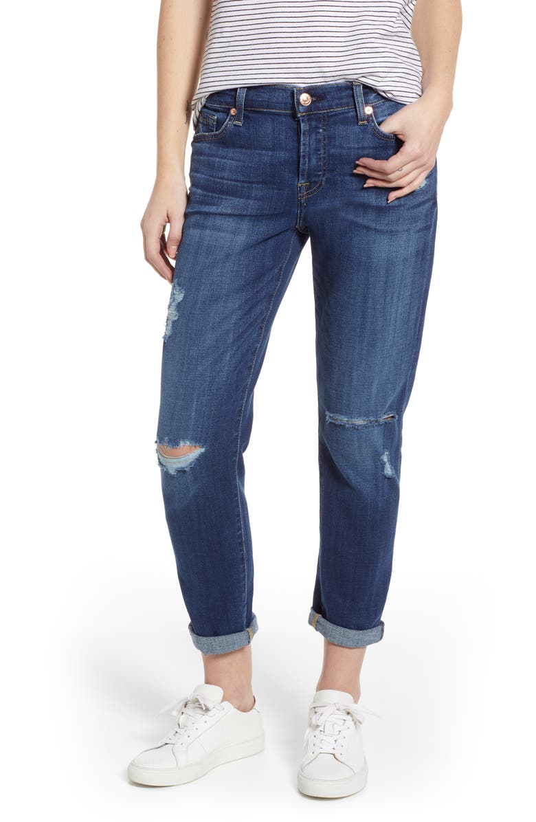 7 For All Mankind <sup>®</sup> Josefina Boyfriend Jeans, Main, color,