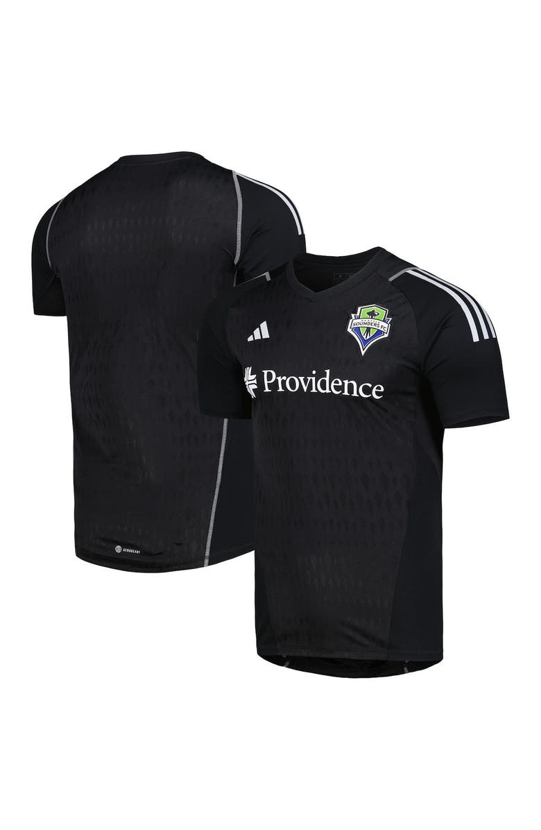 adidas Men's adidas Black Seattle Sounders FC 2023 Replica Goalkeeper Jersey, Alternate, color, 