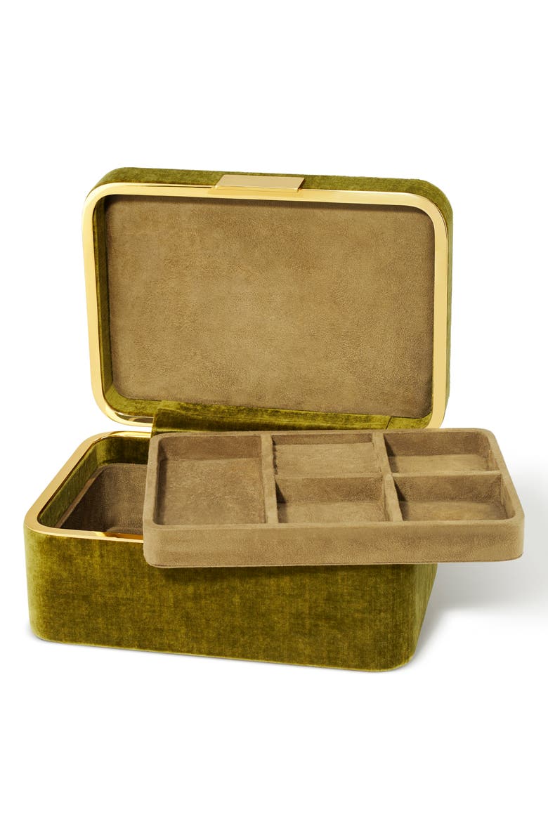 Aerin Beauvais Velvet Jewelry Box, Alternate, color,