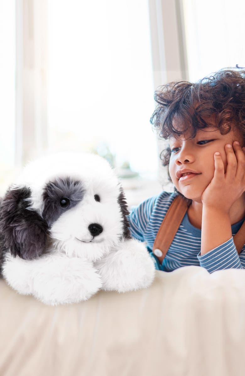 FAO Schwarz Adopt-A-Pets Sheepadoodle Plush Stuffed Animal, Alternate, color, Black/ White
