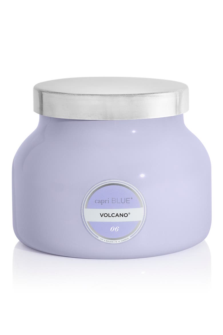 Volcano Digital Lavender Petite Jar Candle, Main, color, PURPLE