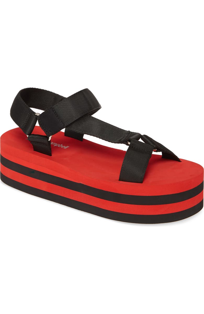 Jeffrey Campbell Hang 10 Surf Sandal, Main, color,