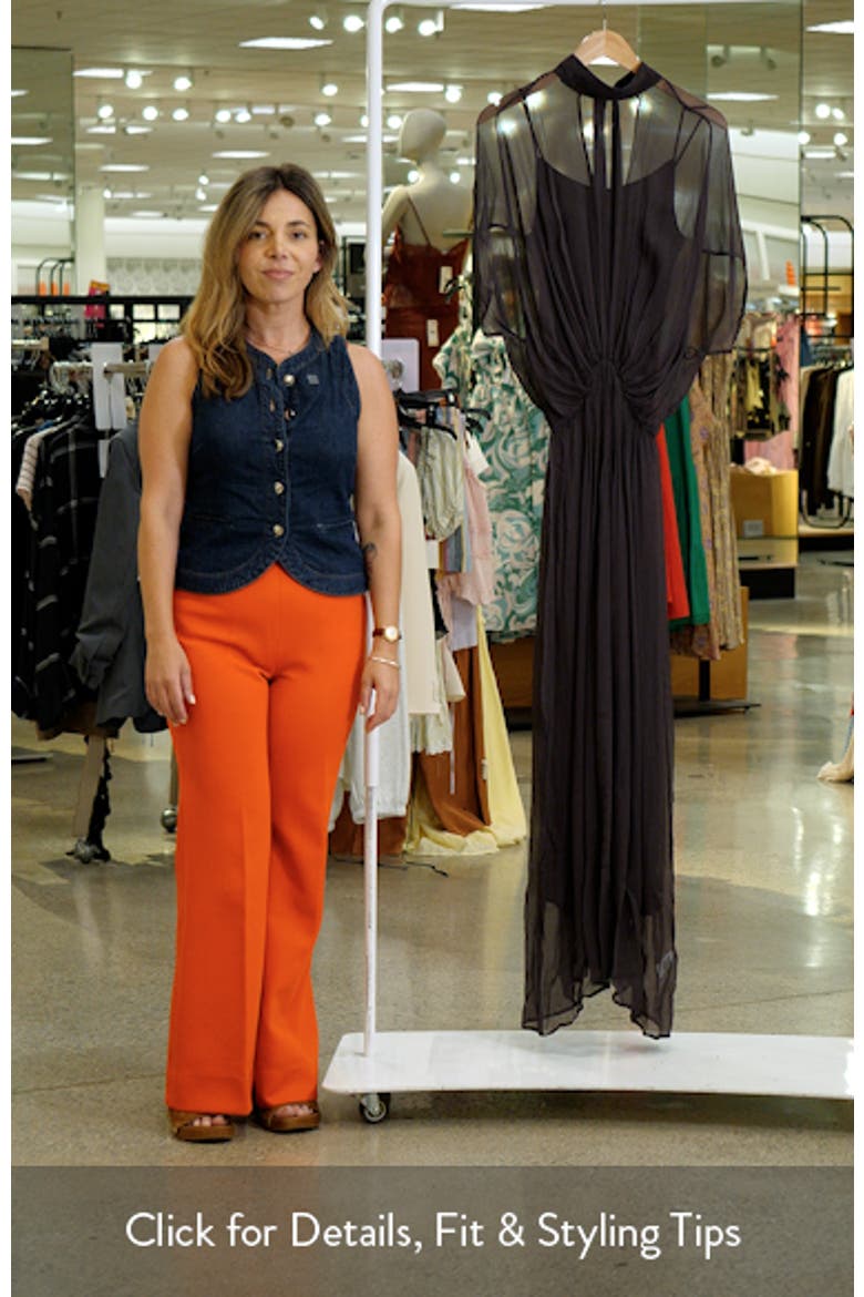 Viviana Shirred Maxi Dress video